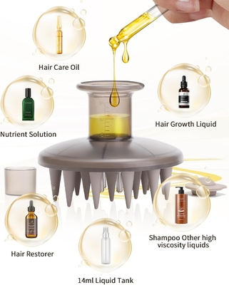 Bom preço. Aplicador de óleo para couro cabeludo de silicone sem BPA com cerdas de massagem on-line