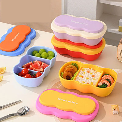 Bom preço. Conjunto de almoço de aço inoxidável e silicone premium para crianças e famílias Combo 4-em-1 com caixa de bento, garrafa, xícara de lanche e talheres de animais on-line