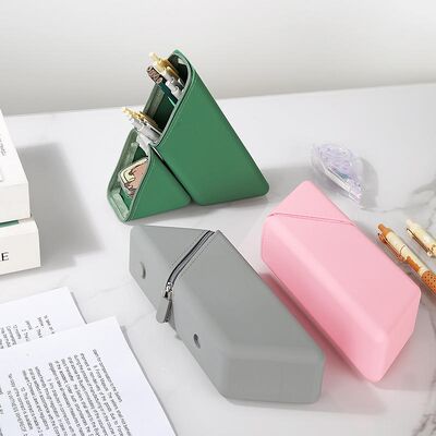 Bom preço. Borradores Caixa de lápis de silicone personalizada Sim Livre de BPA Sim Eco Amigável Porta Lápis Não Tóxico com opção de logotipo personalizado on-line