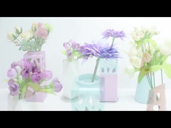 Potenciômetro de flor da planta do vaso de flor do silicone do vaso do silicone com o vaso de flor forte do copo da sução