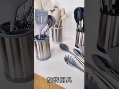 Utensílios de cozinha de silicone inoxidável