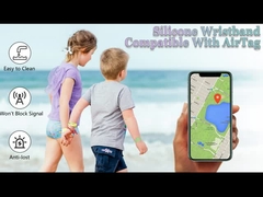 Pulseira de Air Tag em silicone