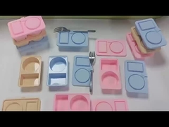 Preparação de Refeições Feita Fácil! 3 Embalagens de Snacks de Silicona com Coberturas